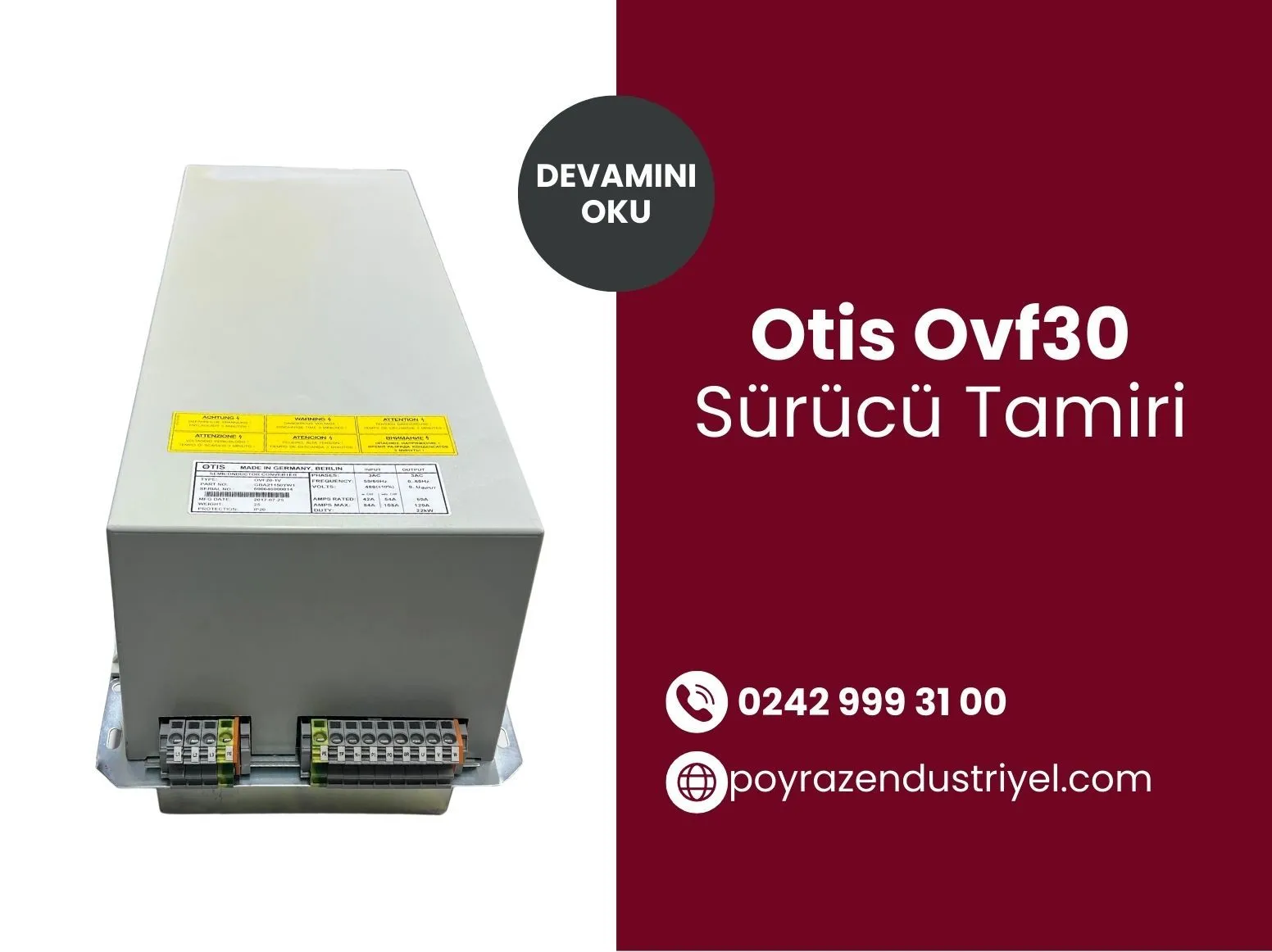 Otis Ovf30 Sürücü Tamiri